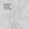 Premium Terry Polyester Fabric Waterproof Mattress White Single 75X36