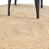 Classic Braided Jute Round Rug