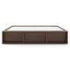 Toshi Platform Box & Drawer Storage Bed In Classic Walnut