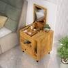 Hexa Red Engineered Wood Dressing Table in Giant Wood Colour
