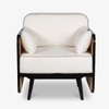 Andaman Havelock Solid Wood Arm Chair in White Colour