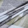 Zion Multicolor Abstract 400 TC Cotton Flat Super King Size Bedsheet with 2 Pillow Covers – Threads