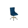 SWEN Fabric Accent Chair in Blue Colour