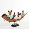 Desert Art Metal Handpainted Musician Bhopu Momento Showpiece