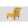Tybalt Accent chair Velvet in Yellow Color