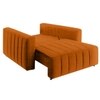 Beliss Pull Out Sofa cum Bed in Orange Colour