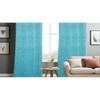 Velvet Floral Emboss Pack of 2 Blackout Window Curtains