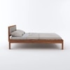 Gravon Non Storage Solid Wood Bed King Size in Natural Finish