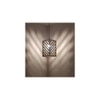 Oblique Brown Solid Wood Single Hanging Light