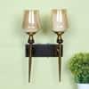 Eliante Phiora Gold And Brown Iron Wall Light With E27 Holder In Gold And Brown Colour