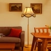 Devansh Wood & Metal Floor Lamp