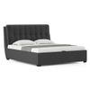Bornholm Upholstered Storage Bed In Hydraulic (Bed Size : King, Colour : Urban Grey)