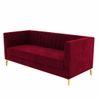 Loris Fabric Sofa - Maroon