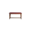 Galene Solid Wood Bench In Provincial Teak Finish