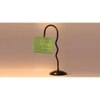 Green Jute Zig Zag Curvy table lamp with Iron Base (SP38)