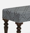 Aadhya Sheesham Wood Upholstered Bench In Walnut Finish