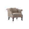 Darya 1 Seater Sofa In Cloudy Beige Velvet