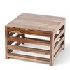 Montreal Sheesham Wood Coffee Table In Teak Finish