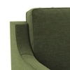Abbey 2 Seater Fabric Sofa In Moss Green Colour