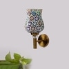 Devansh Metal Electric Wall Light in Gold Colour with Multi Shade Count of 1 Light