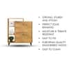 Hexa Red Engineered Wood Shoe Rack in Giant Wood Colour