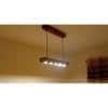 Felix 24 Brown Wooden LED Hanging Lamp