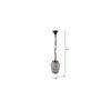 Jamison Multicolour Glass Single Hanging Light