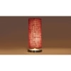 Maroon Jute table lamp with Steel Base -11