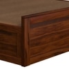 Vrinda Solid Wood Queen  Size Bed With Hydraulic Storage (Honey Oak Finish)