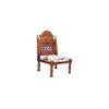 Idyia Solid Wood Lounge Chair In Multicolour