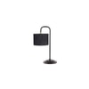 Kayla Black Jute Shade Iron Table Lamp