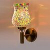 Devansh Metal Electric Wall Light in Gold Colour with Multi Shade Count of 1 Light