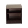 Takeo Engineered Wood Bedside Table In Walnut Finish