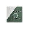 Kaia Green Solid Natural Fiber 30x18 inches Anti-Skid Bath Mat