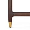Sera Solid Wood Side Table in Mango Walnut Finish