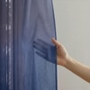 Stoa Paris Sheer Ombre Printed Long Door Curtain, Aesthetic Curtain with  Light Filtering Balcony,  Set of 1 Parda, Sunset Kiss - Purple