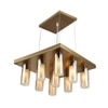 Eliante 9-Light Mild Steel Chandelier, Modern Ceiling Fixture, 9 Bulb, Model