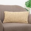 Nile Desert Sand Cotton Knitted Cushion Cover 12X20 Inches