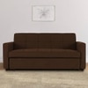 Medas 3 Pull Out Sofa Cum Bed In Brown Colour