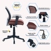 Xxeana Low Back Ergonomic Chair in Brown Colour