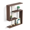 BLUEWUD Easton Engineered Wood Wall Shelf, Display Rack, 3 Shelves (Wenge & White)…