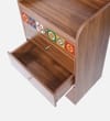 Ethnica Chest of Drawers with 4 Drawers in Columbian Walnut Finish