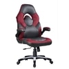 Stylish Gaming Chair In Black & Maroon
