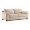 Esquel Essential 3 Seater Fabric Sofa in Pearl Colour
