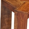 Ikiriya Sheesham Wood Contemporary Side Table in Natural Teak Finish
