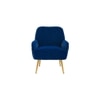 Ellie Accent Chair in Navy Blue Colour
