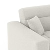 Basso 2 seater Sofa in White Boucle