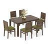 Atlas Solid Wood 6 Seater Compact Dining Table with Atlas Dining chair