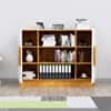 Hexa Engineered Wood Bookshelf in Giant Wood and Frosty White Colour