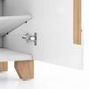 Oslo High Gloss 21 Pair Shoe Rack In White Finish